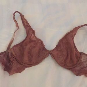 Free People bralette, dusty rose 34D